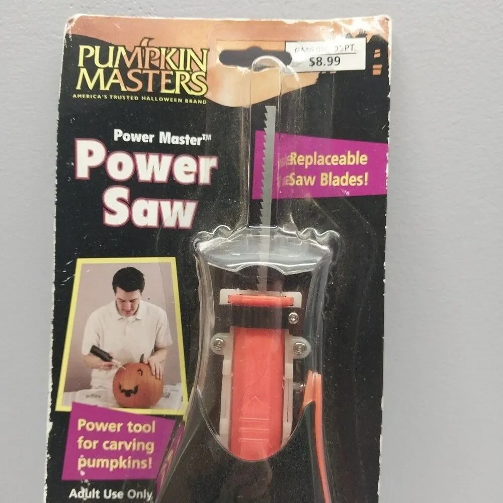 Pumpkin Masters Power Master Power Saw PM05 Battery Operated NOS Sealed 2005